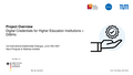 “Projektpräsentation Digitale Bildungsnachweise für Hochschulen (DiBiHo)”; Hans Pongratz & Matthias Gottlieb