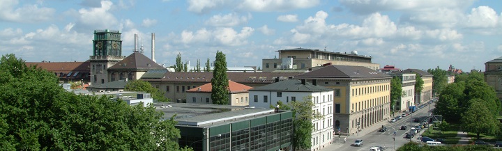 Blick auf das Stammgelände der TUM