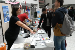 Aktionsstand Passwortkarten Aktionsstand Passwortkarten